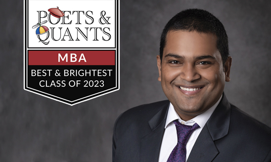 Rajat Srivastava, Poets&Quants MBA Best & Brightest Class of 2023